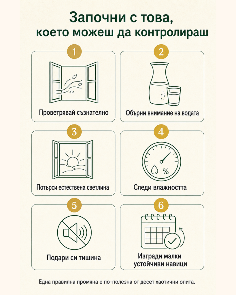 ДОМЪТ ВЛИЯЕ ПОВЕЧЕ, ОТКОЛКОТО ПРЕДПОЛАГАМЕ Шест практически промени у дома